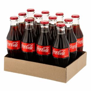 پک نوشابه کولا 250 سی سی شیشه 12 ع کوکا کولا