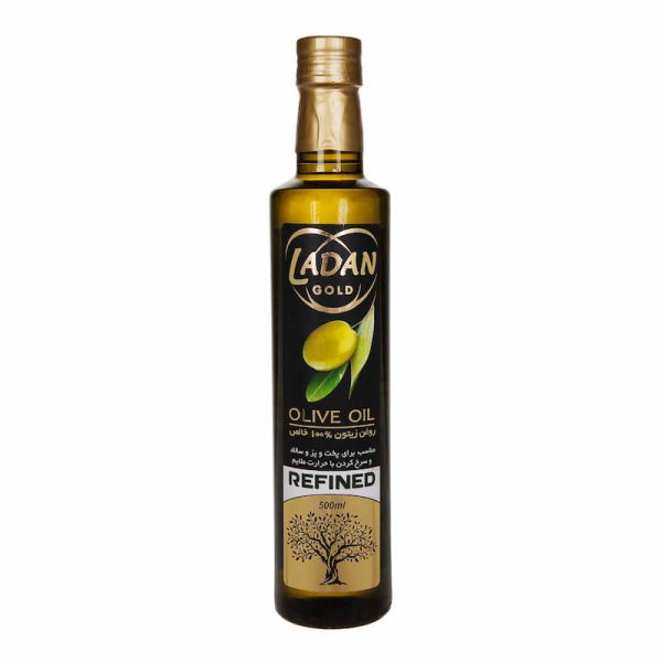 روغن زیتون تصفیه شده 500 میلی لیتر طلایی لادن