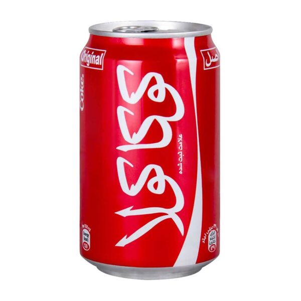 نوشابه کولا 330cc قوطی کوکا کولا