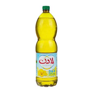 روغن مایع کانولا 1350 گرمی ویتامین (A-D) آبی لادن
