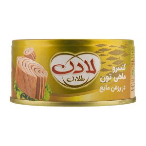 کنسرو ماهي تن روغن گياهي 180گرمي طلايي لادن