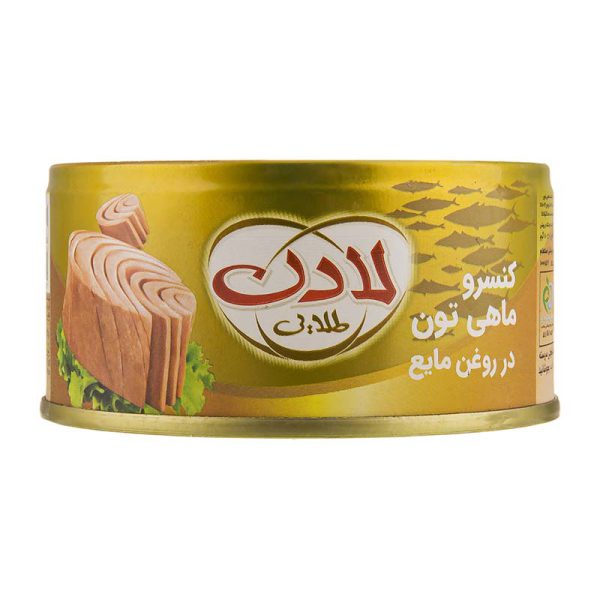 کنسرو ماهي تن روغن گياهي 180گرمي طلايي لادن