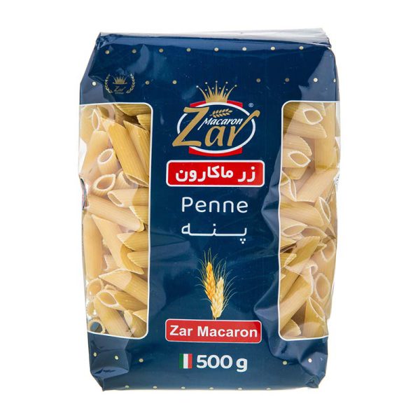 ماکارونی فرمی سمولینا پنه ریگاته 500g زر ماکارون