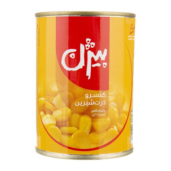 کنسرو ذرت شیرین 380گرمی بیژن