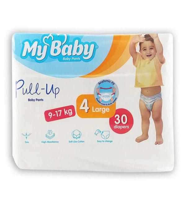 پوشک بچه شورتی سایز 4 اکو 30ع مای بیبی