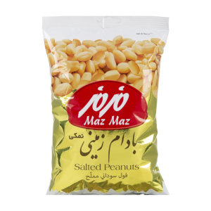 بادام زمینی نمکی بزرگ 350 گرم مزمز