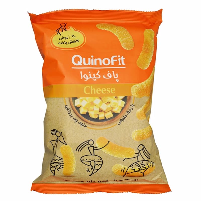 پاف پنیری کینوا 50گ کینوفیت