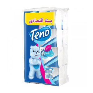 پک دستمال کاغذی سافت 250 برگ 2 لا 8تایی اقتصادی تنو
