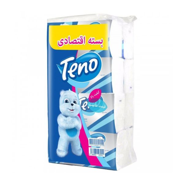 پک دستمال کاغذی سافت 250 برگ 2 لا 8تایی اقتصادی تنو
