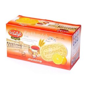 بیسکویت 450گرمی زبان پرتقالی فرخنده