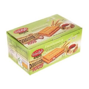 بیسکویت 450 گرمی زبان کنجدی فرخنده