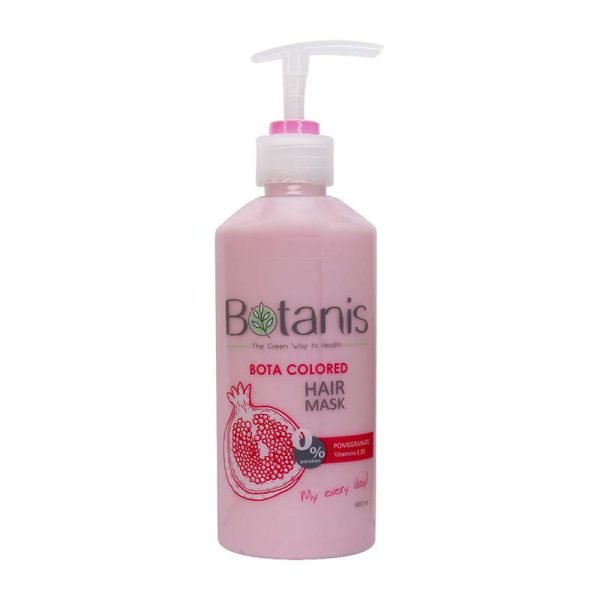 ماسک مو ترمیم کننده مناسب مو رنگ شده با آبکشی 400ml بوتانیس