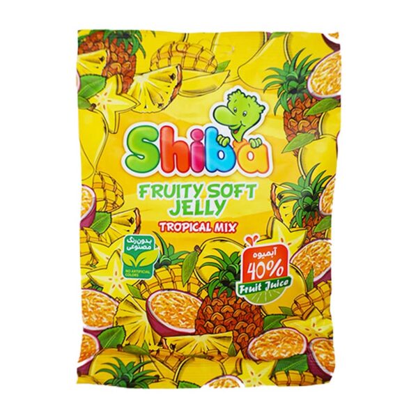 پاستیل آبمیوه ای مخلوط میوه گرمسیری 160گ شیبا پاستیل آبمیوه ای مخلوط میوه گرمسیری 160گ شیبا