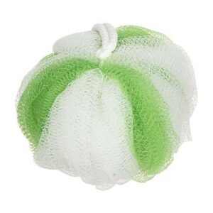 لیف حمام توری توپی طرح گل سایز30*15 ریوا