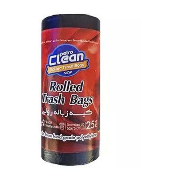 کیسه زباله رولی 25ع تجزیه پذیر سایز متوسط (آلکا) پتروکلین