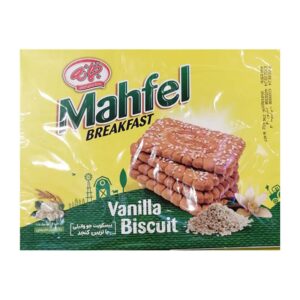 بیسکوئیت با تزئین کنجد 480گ محفل جمانه