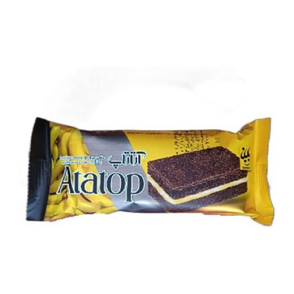 کیک کاکائویی مخملی با کرم موزی آتاتاپ 65گرم بابانا کیک کاکائویی مخملی با کرم موزی آتاتاپ 65گرم بابانا