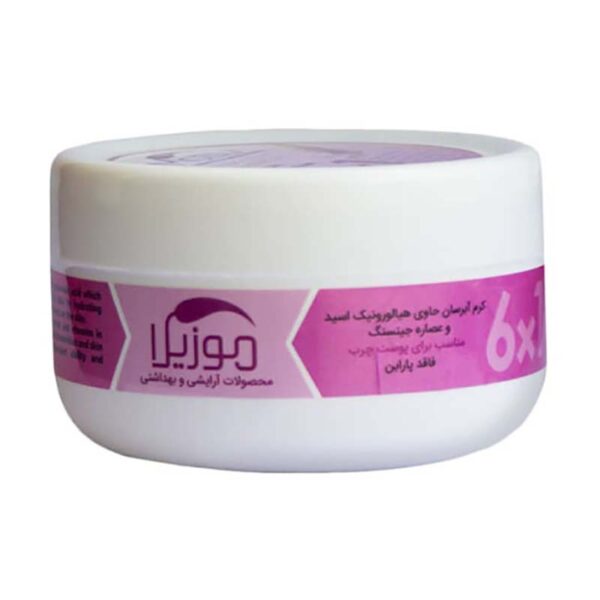 کرم کاسه ای آبرسان هیالورونیک اسید و عصاره جینسینگپوست چرب 200م موزیلا