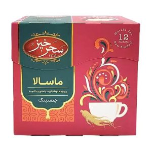 چای ماسالا جنسینگ 180گ 12ع سحرخیز