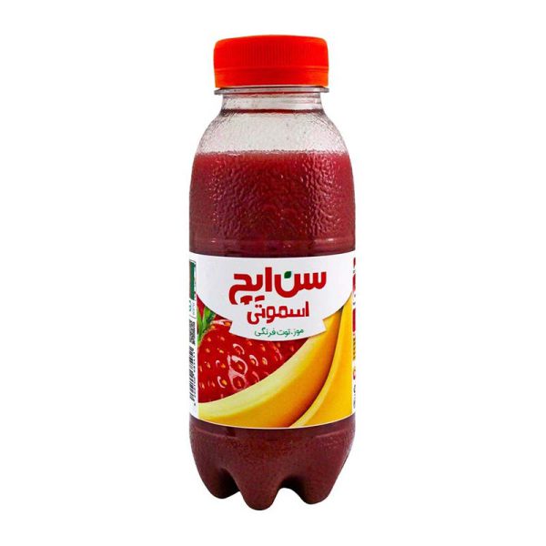 اسموتی موز توت فرنگی پت 300گرم سن ایچ