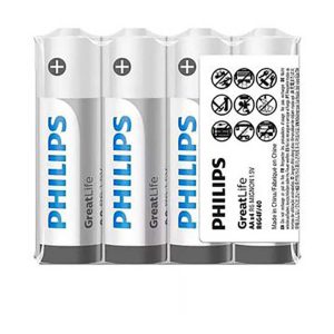 باطری AA قلمی 4ع Greatlife Zinc Carbon فیلیپس