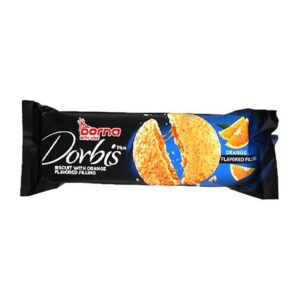 بیسکویت با مغزی طعم پرتقال 120گ درنا