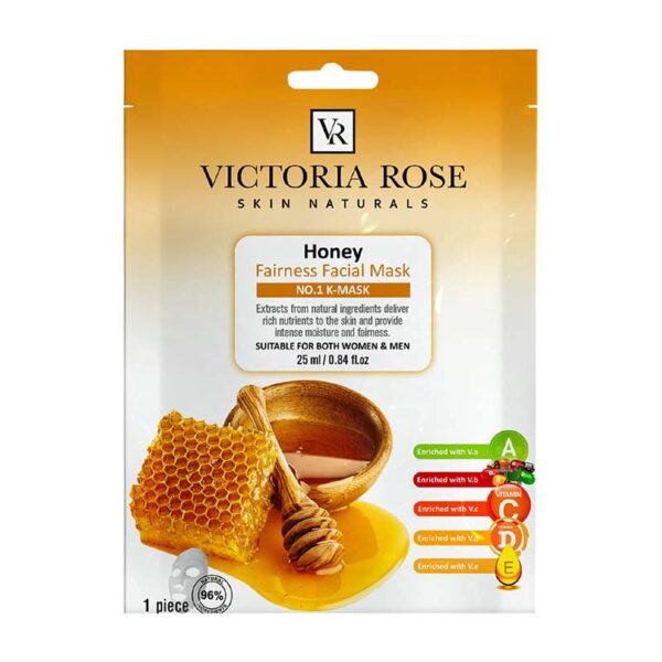 ماسک صورت ورقه ای عسل 25 م ویکتوریا رز