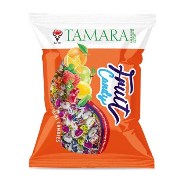 آبنبات دوسرپیچ ریز میوه 1000گ آدرین