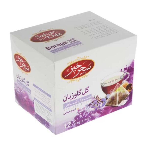 دمنوش گل گاو زبان 12ع 19گ سحرخیز دمنوش گل گاو زبان 12ع 19گ سحرخیز