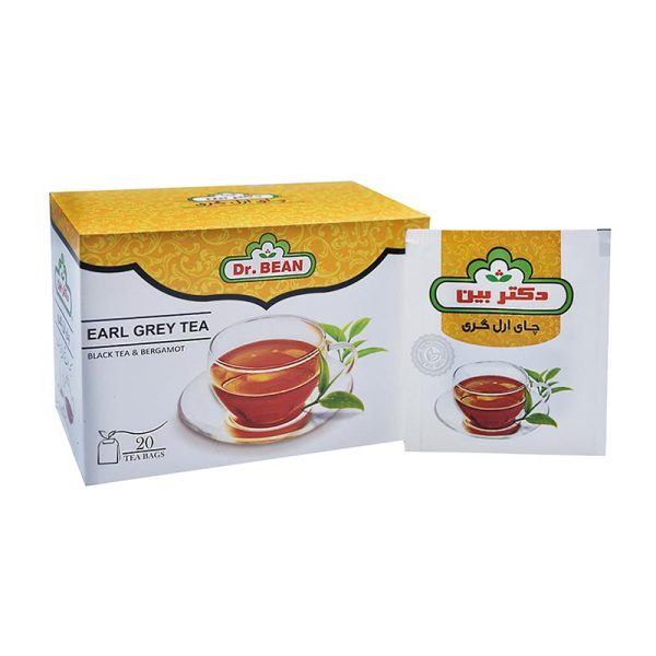 چای ارل گری بااسانس طبیعی برگاموت تی بگ 20ع دکتر بین