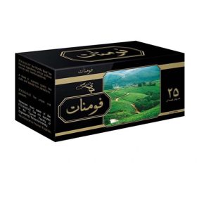 چای کیسه ای سیاه بدون لفاف طلایی 25ع 50گ فومنات