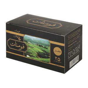چای کیسه ای سیاه لفاف دار طلایی 25ع 50گ فومنات