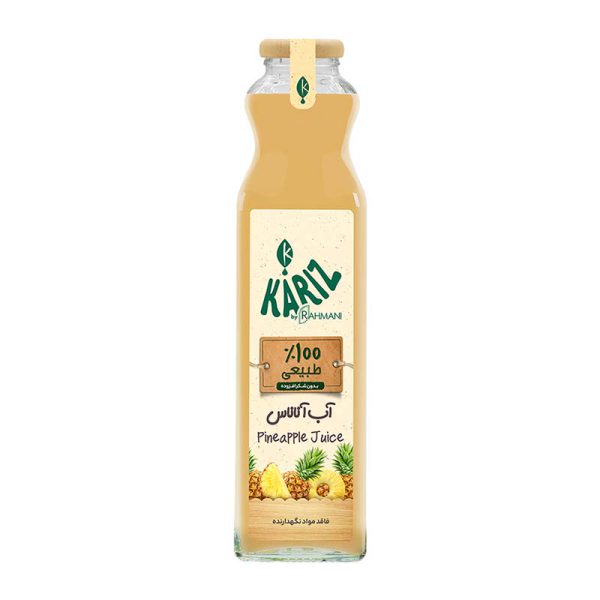 آب آناناس 100% طبیعی 750 م کاریز