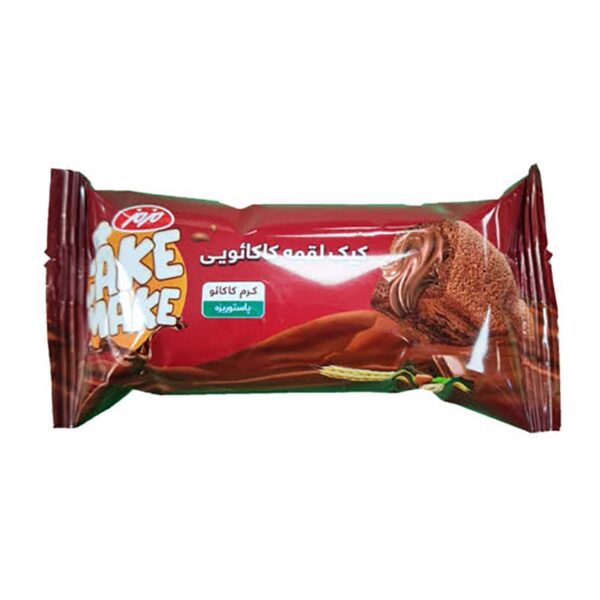 کیک لقمه ای کاکائو با کرم کاکائو 45گرم مزمز