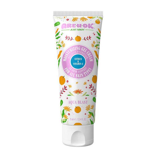 کرم ژل آبرسان گریپ فروت ویتامینAQUA 75ml - C آر یو اوکی