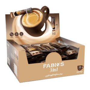 پودر قهوه 3*1 15گ 20ع فابیوس