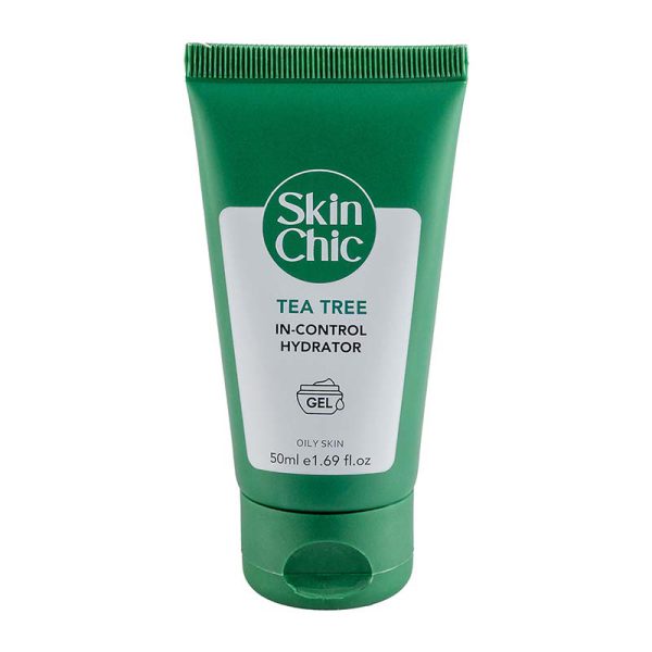 ژل کرم آبرسان پوستهای چرب و اکنه دار روغن درخت چای 50ml اسکین شیک