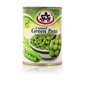 کنسرو نخود سبز درب آ.ب 400گ یک و یک