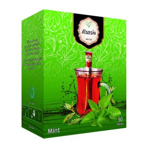 چای سیاه با طعم نعناع 50ع 100گ رابسین
