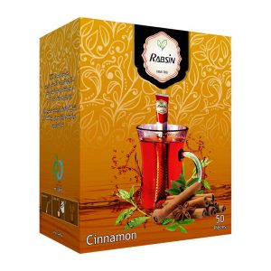 چای سیاه با طعم دارچین 50ع 100گ رابسین