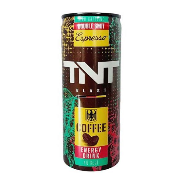 نوشابه انرژی زا قهوه 250میل TNT