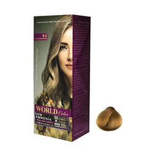کیت رنگ مو 60 میل شماره +اکسیدان ،قلم وماسک 9/5 G ورد کالر