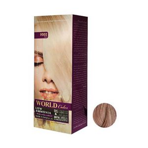 کیت رنگ مو 60 میل شماره +اکسیدان ،قلم وماسک E9002 ورد کالر