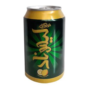 نوشابه قوطی لیموناد 330cc خوشگوار