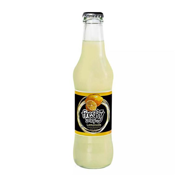 نوشابه گازدار 250 cc شیشه لیموناد فرشی دی