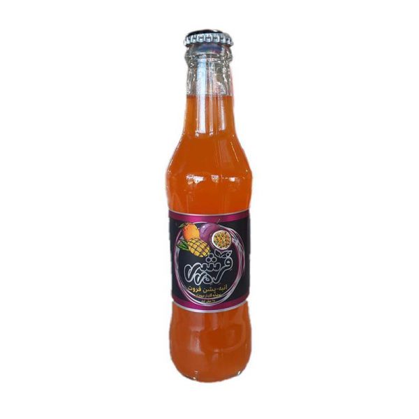 نوشابه گازدار 250 cc شیشه انبه پشن فروت فرشی دی