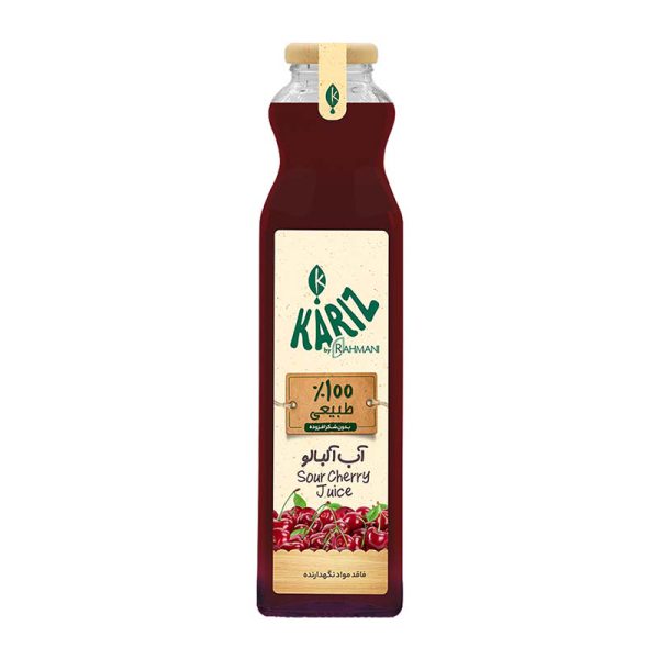 آب آلبالو 100% طبیعی 750سی سی کاریز
