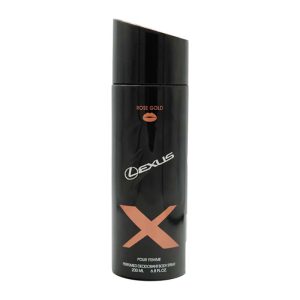 اسپری خشبو کننده بدن LEXUS ROSE GOLD 200ml لکسوس رودیر
