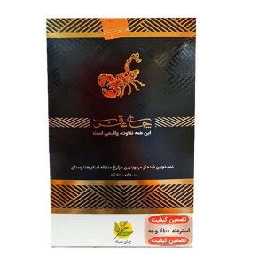 چای باروتی خارجی سیاه اعلا 100گ عقرب