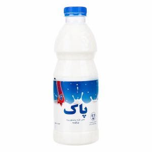 شیر بطری پت پر چرب 1L پاک